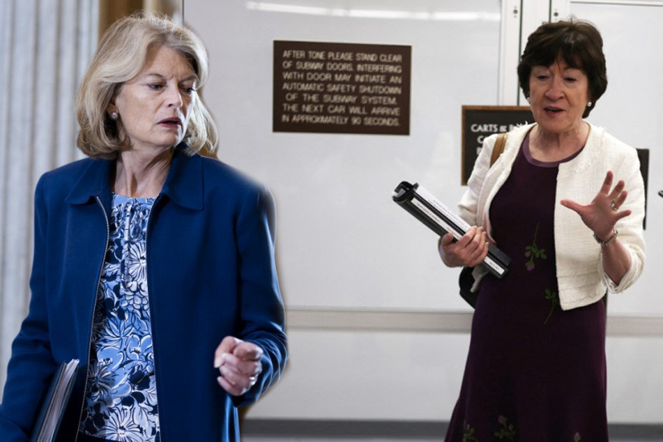 Sen. Susan Collins (r.) and Sen. Lisa Murkowski (l.) penned the Reproductive Choice Act.