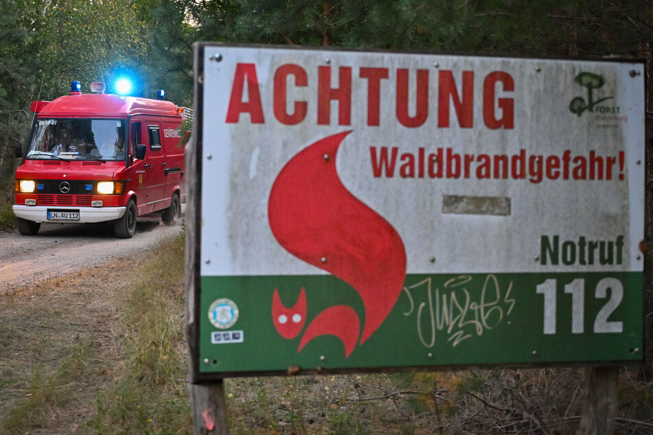 Nahe dem "Tropical Island" war am Mittwoch ein Waldbrand ausgebrochen.