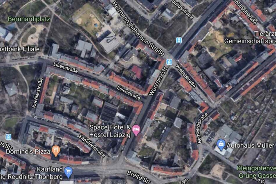 An der Wurzener Straße in Leipzig machten die Passanten die ungewöhnliche Entdeckung.