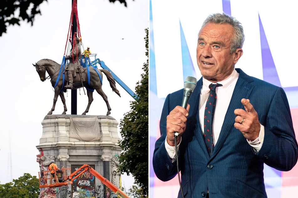 In a recent interview, Robert F. Kennedy Jr. said he doesn't believe confederate statues should be removed because the US should "celebrate who we are."