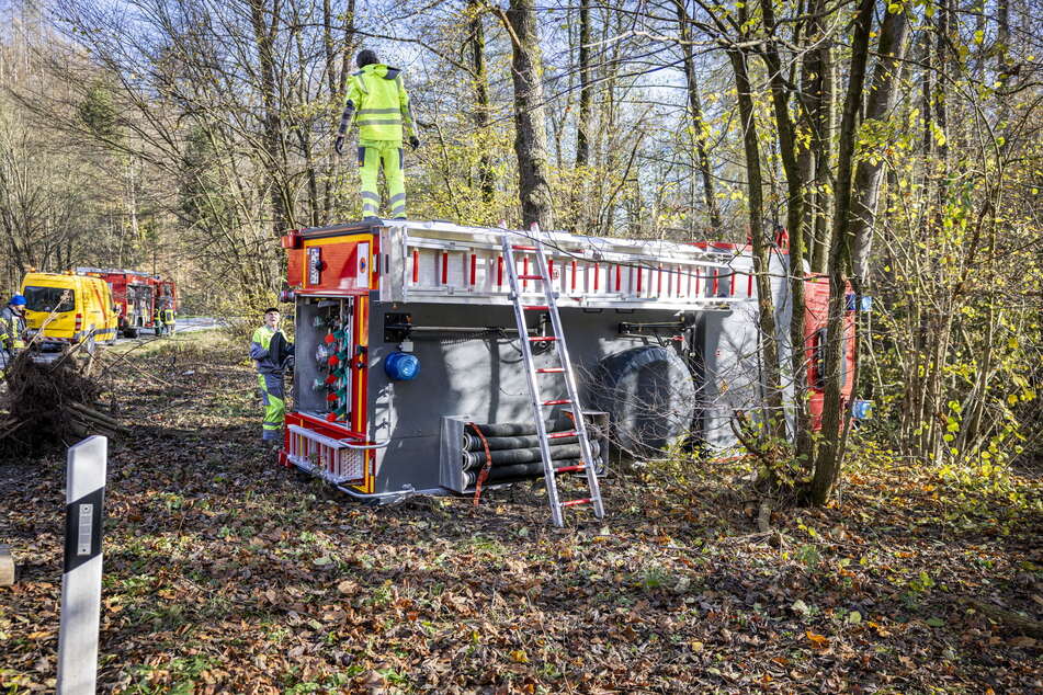 Der ADAC half bei der Bergung.