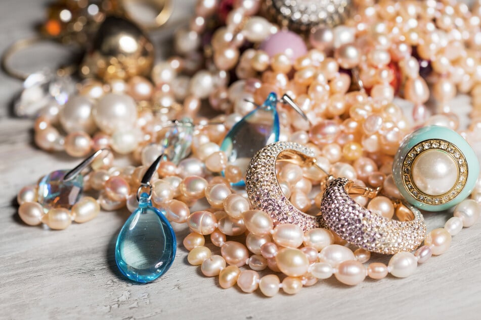You should be very careful when cleaning valuable jewelry.