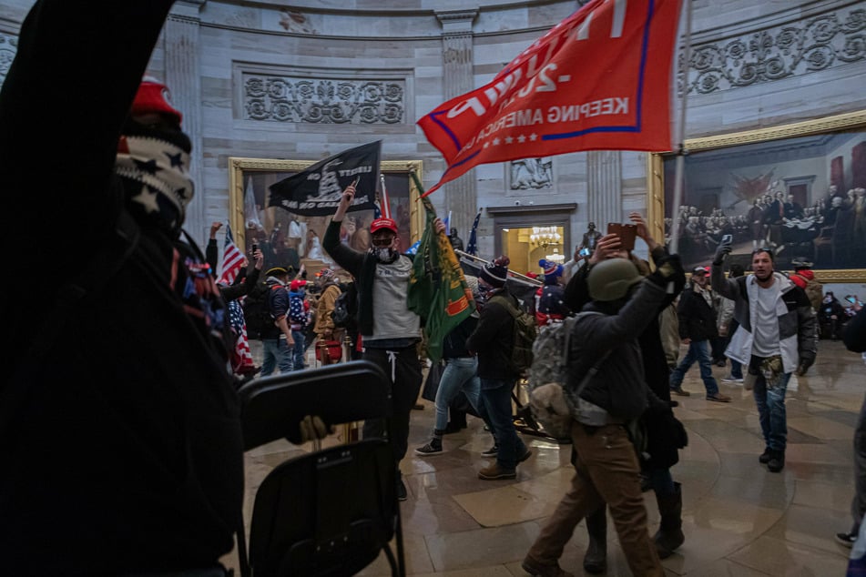 Pro-Trump supporters and far-right forces flooded Washington DC to protest Trump's election loss on January 6.