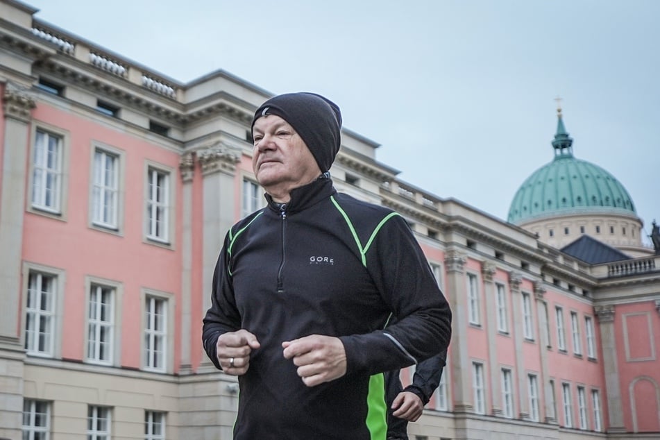 Der Bundeskanzler joggt gerne - auch bei kühlen Temperaturen.