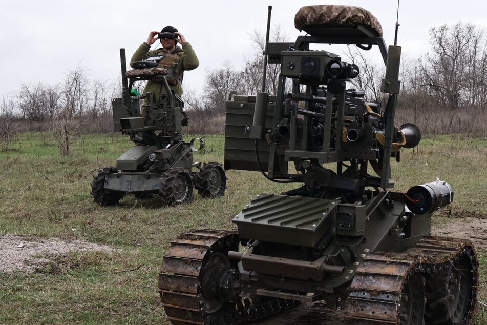 Ukraine has used ground robots to carry out more than 100 attacks on the front amid Russia's invasion.