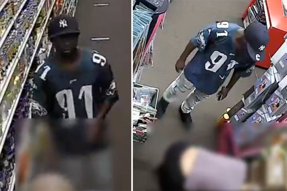 NYPD hunting pervert who was caught licking a woman's back in a beauty store