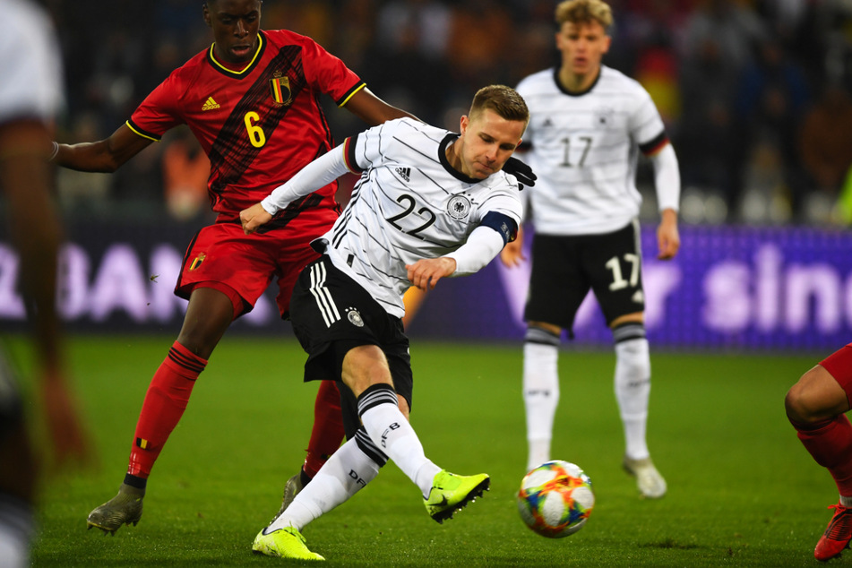 Eggestein (Mitte) war auch für die U21-Nationalmannschaft des DFB im Einsatz. (Archivbild)