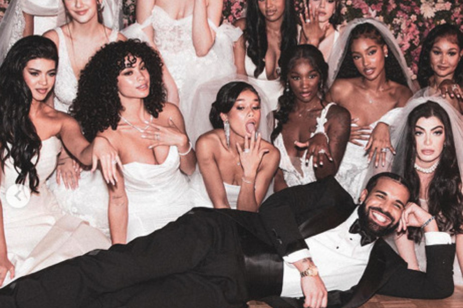 Drake marries 23 women in wedding-themed video for Falling Back
