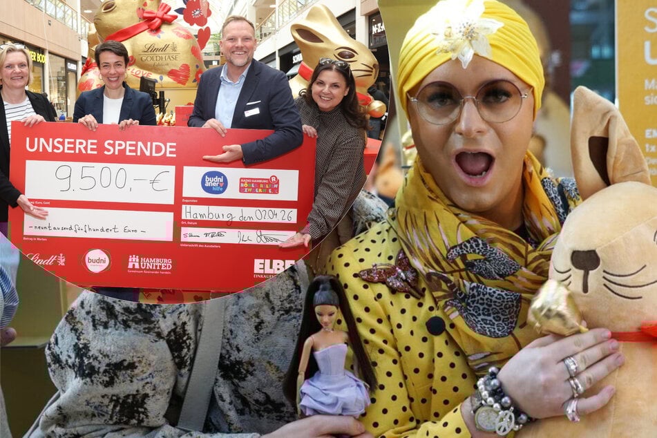 Hamburg: Charity-Aktion in Einkaufszentren voller Erfolg: Osterhase bringt Kindern 33.000 Euro