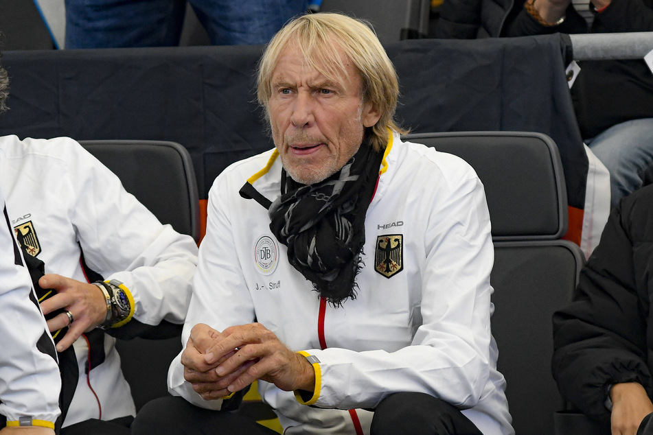 Carlo Thränhardt (65) im September beim Tennis Davis Cup in Hamburg.