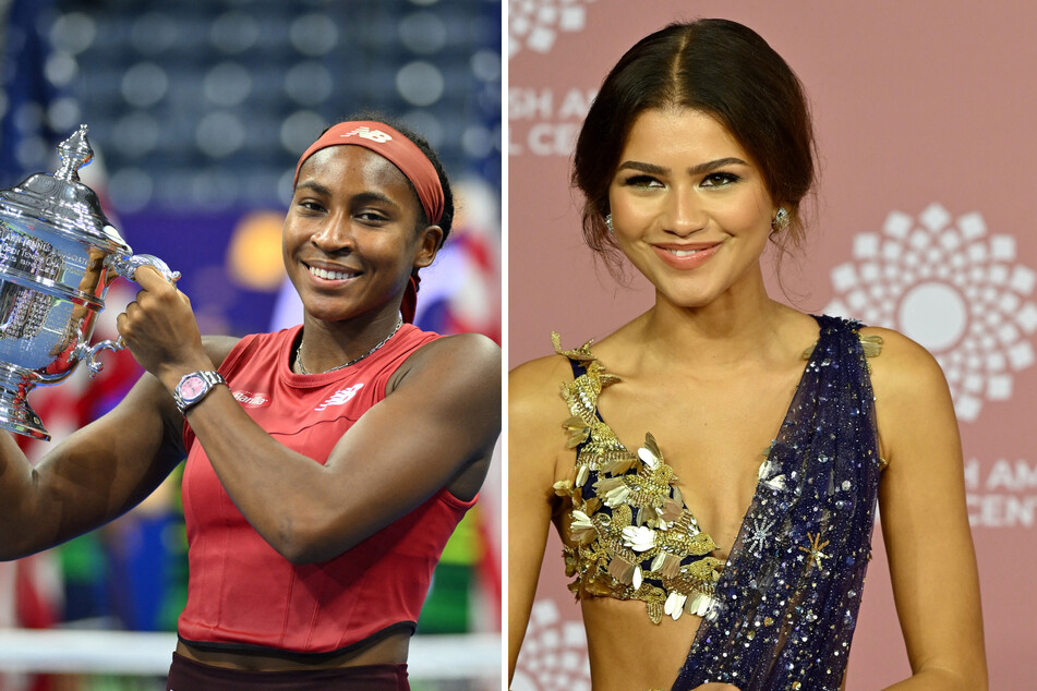 Coco Gauff (l) named Zendaya's generous gift for her US Open win as the "coolest thing" to come out of the victory.