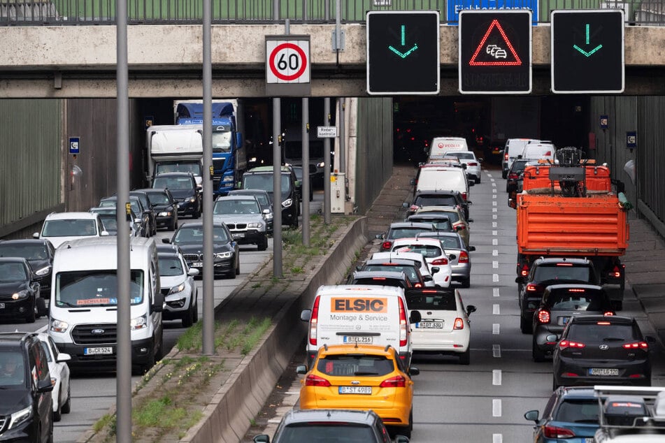 Auf der A111 hat sich am Dienstagmorgen im Norden von Berlin der Verkehr gestaut. (Archivfoto)