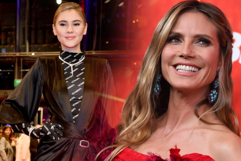 Stefanie Giesinger (l.) gewann vor sechs Jahren bei Germany's Next Topmodel. Heidi Klum lebt vorübergehend wieder in Berlin.