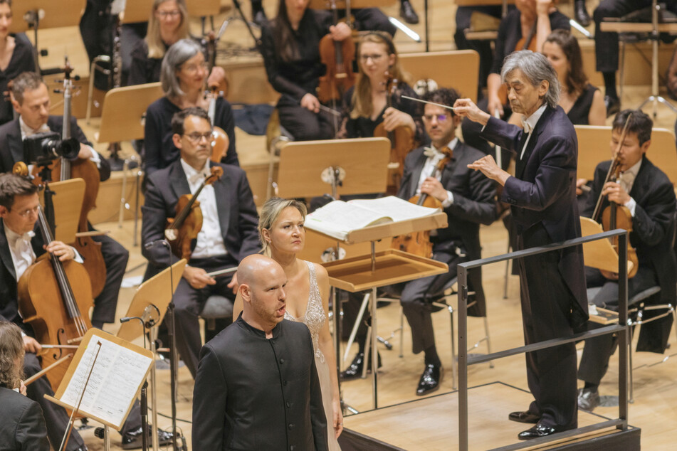Momentaufnahme aus der Aufführung "Das Rheingold" unter Leitung Kent Nagano (72) im Kulturpalast vergangenen Juni.