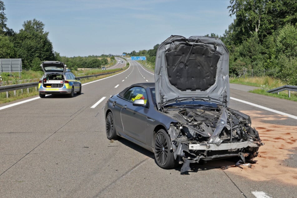 Am BMW entstand Totalschaden.