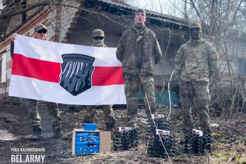 Der Deutsche soll sich dem pro-ukrainischen Kastus-Kalinouski-Regiment angeschlossen haben.