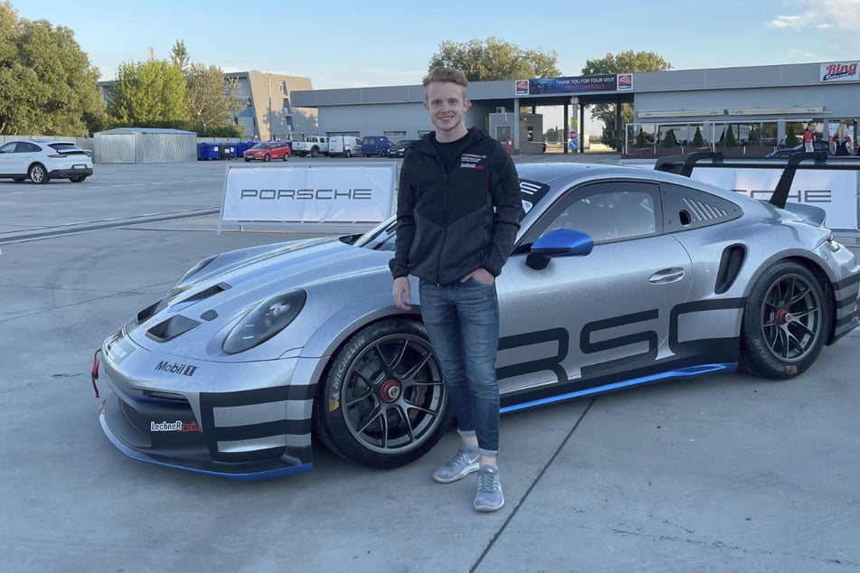 Das ist der über 500 PS starke Porsche, mit dem der Student in der Einsteigerwertung unter die besten Drei fahren will.