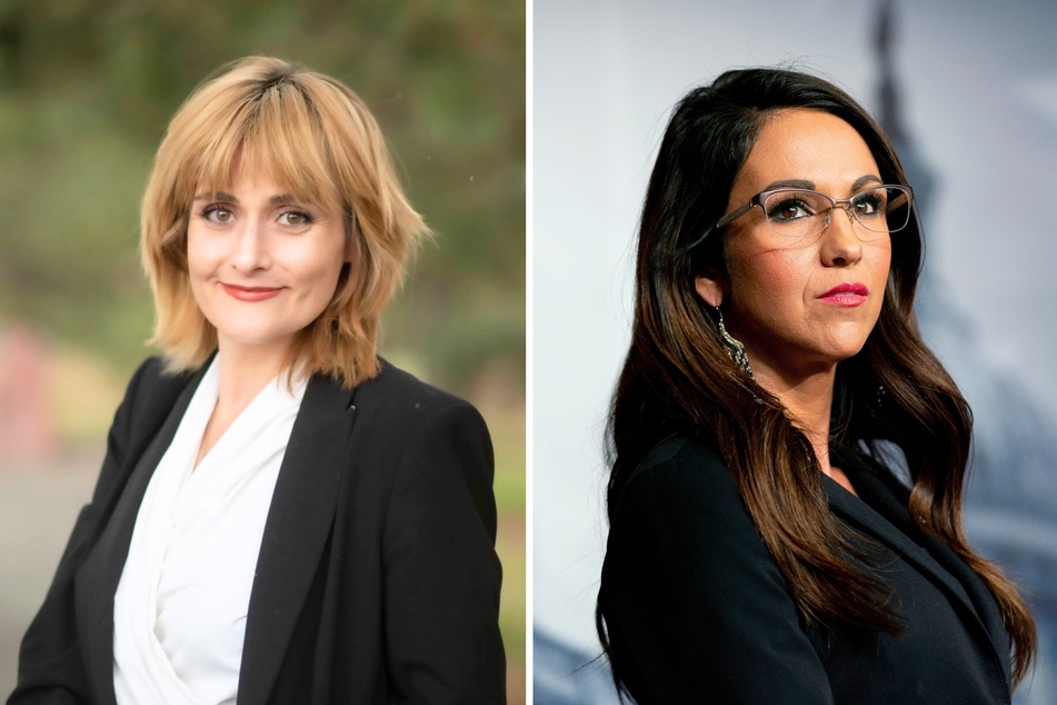 On Tuesday, Congresswoman Lauren Boebert (r.) debated her Democratic rival Trisha Calvarese, as the two battle it out to represent Colorado's 4th District.