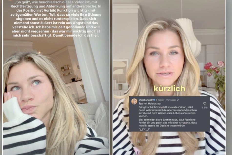 Antonia Elena (32) und Ex-Freund Christian Wolf (30) bekriegen sich derzeit über Instagram.