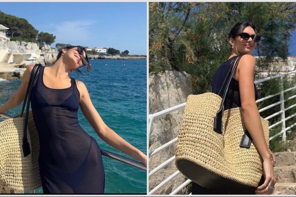 Kendall Jenner is a coastal vibe while enjoying a girls trip in her latest Instagram post.