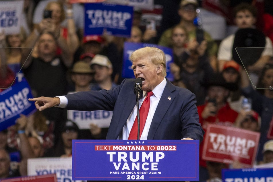 Donald Trump (78) machte bei seiner Wahlkampfrede deutlich, was er vom Olympiasieg der umstrittenen Boxerin Imane Khelif (25) hält.