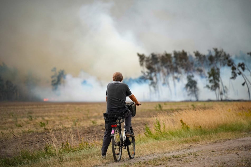 Der Flächenbrand in der Gohrischheide vernichtete rund 2000 Hektar Wald.