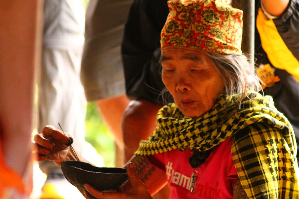 Maria Oggay, known as Apo Whang-Od, is the oldest remaining mambabatok, or traditional tattoo artist.