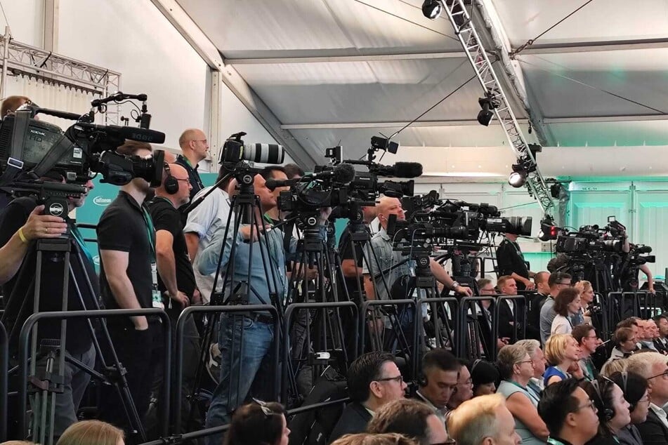 Das Medieninteresse war am Donnerstag riesig.