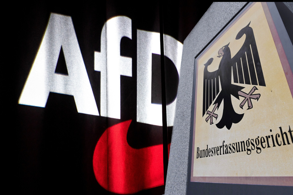 Die AfD will vor das Bundesverfassungsgericht ziehen. (Fotomontage)