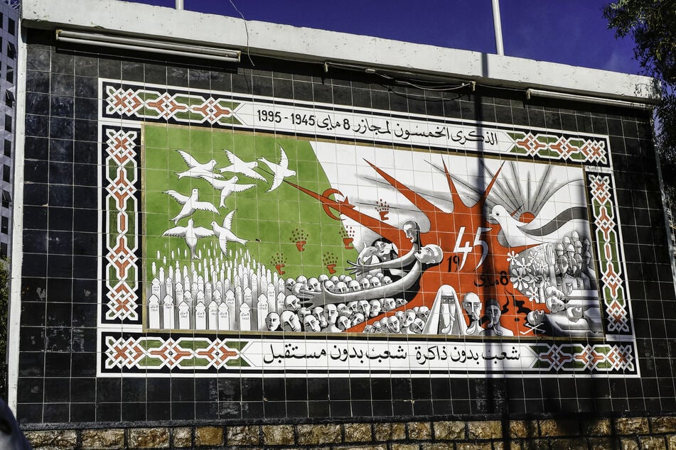 Denkmal für die Opfer der Unabhängigkeitsdemonstrationen in Sétif 1945.