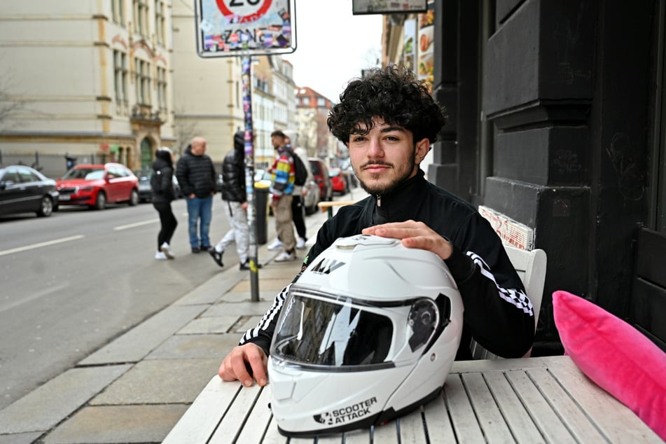 Hadi Hijazi (18) vom Restaurant Byblos hofft auf mehr Ruhe.