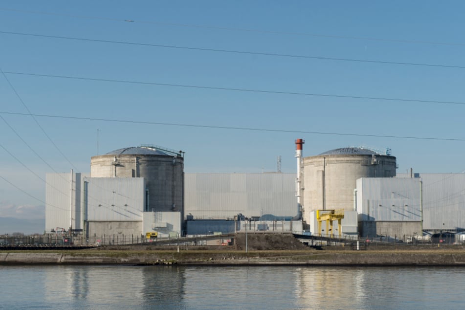 Das Atomkraftwerk in der Nähe der deutschen Grenze.