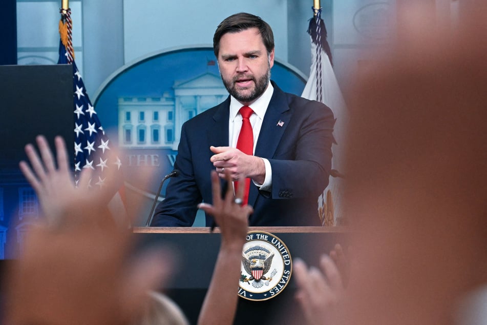 Vice President JD Vance desperately scrambled to defend President Donald Trump's racially-charged AI video posting spree.