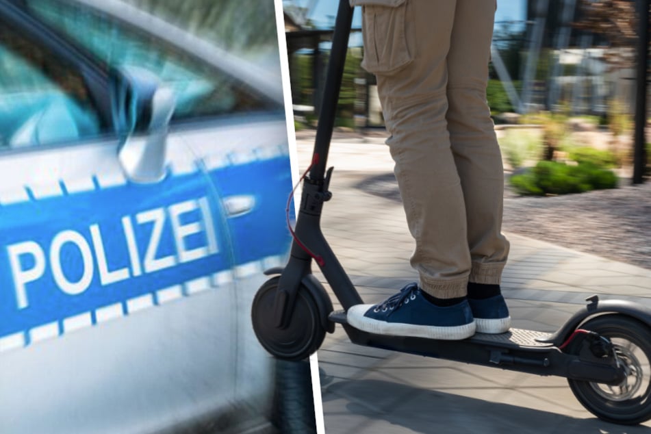 Die Polizei schnappte zwei Jugendliche in Chemnitz, die mit gestohlenen E-Scootern unterwegs waren. (Symbolfoto)