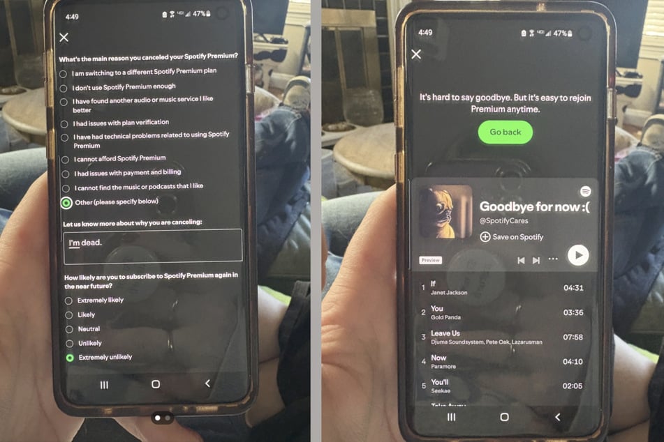 Als die Tochter einer verstorbenen Frau den Spotify-Account der Mutter löschen will, bot der Streaming-Dienst eine "passende" Playlist an.