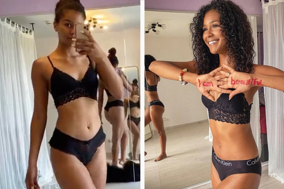 Model Lijana Kaggwa (25) präsentierte sich kürzlich in schwarzen Dessous auf Instagram.
