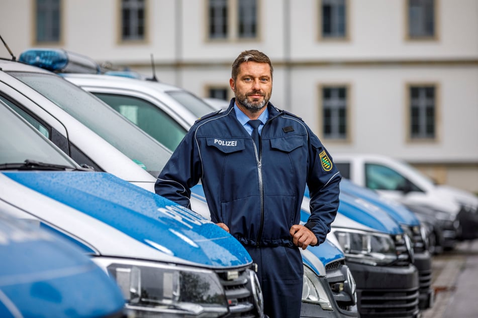 War seit 2019 Leiter des Polizeireviers Dresden-Nord: Sven Fischer (44) wechselt zur sächsischen Bereitschaftspolizei.