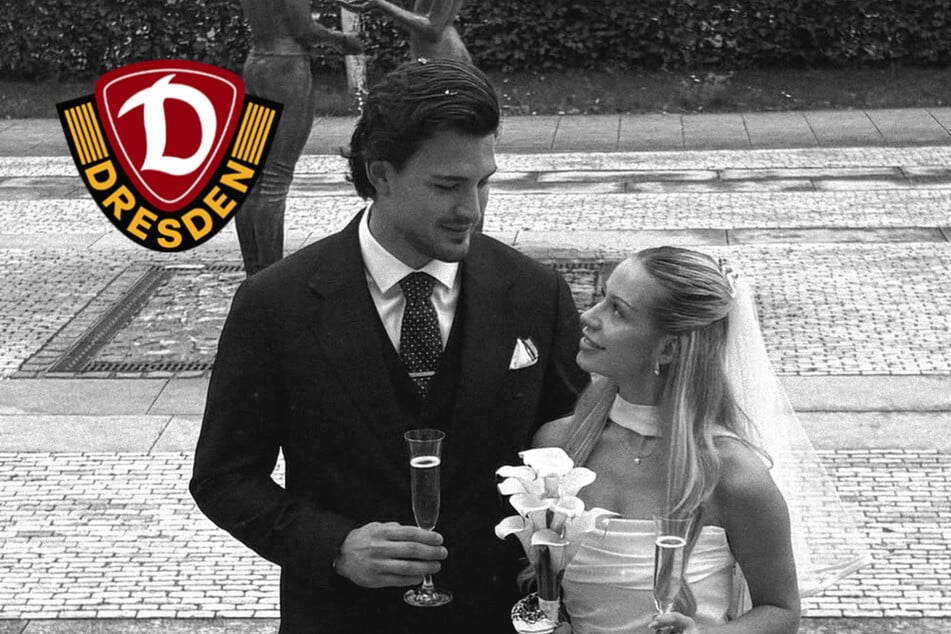 Dynamo-Keeper Tim Schreiber heiratet seine Lilly in Radebeul