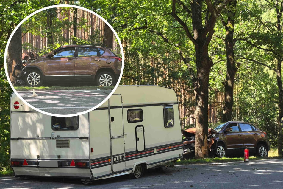 BMW-Flucht nach schwerem Unfall in Sachsen: Kind (13) und Mann in Klinik