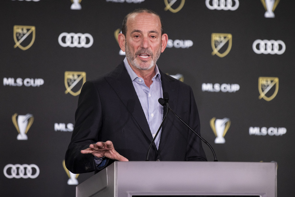 MLS commissioner Don Garber defended the quality of substitute referees, saying he'd received positive feedback from players and coaches.