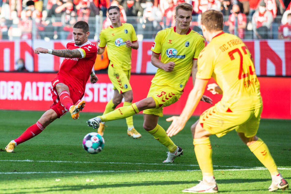 Im Hinspiel erzielte Robert Andrich (26) den Ausgleichstreffer für Union Berlin beim 1:1-Unentschieden gegen den SC Freiburg.