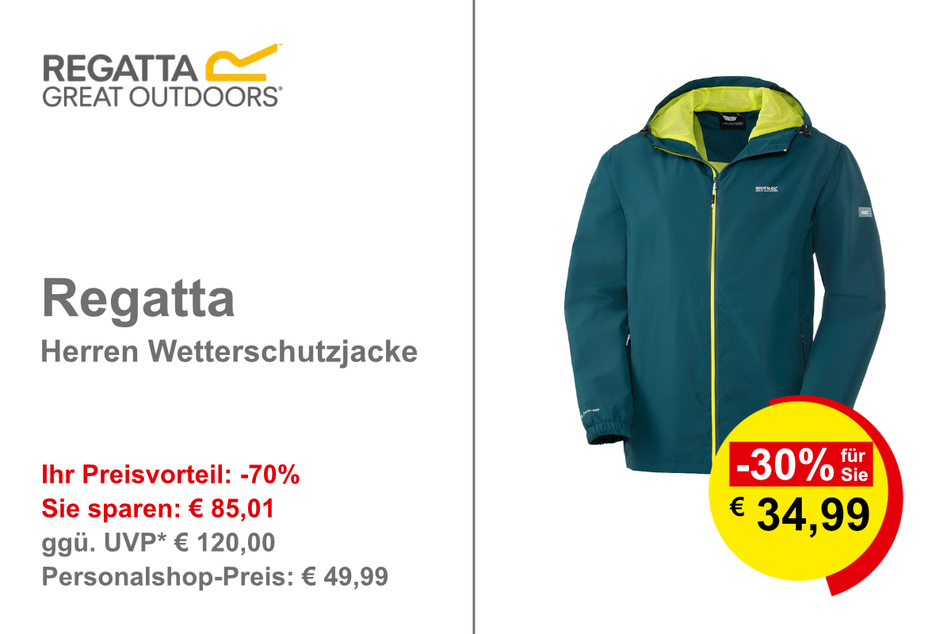 Regatta Herren Wetterschutzjacke