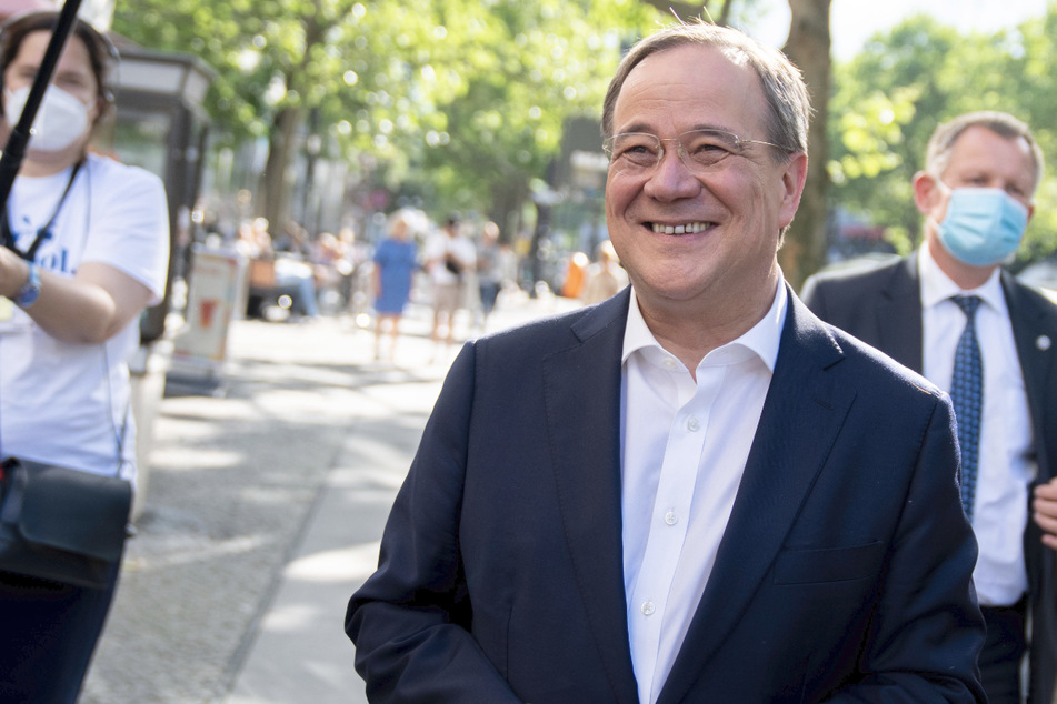 Unions-Kanzlerkandidat Armin Laschet (60) zu Gast in Baden-Württemberg.