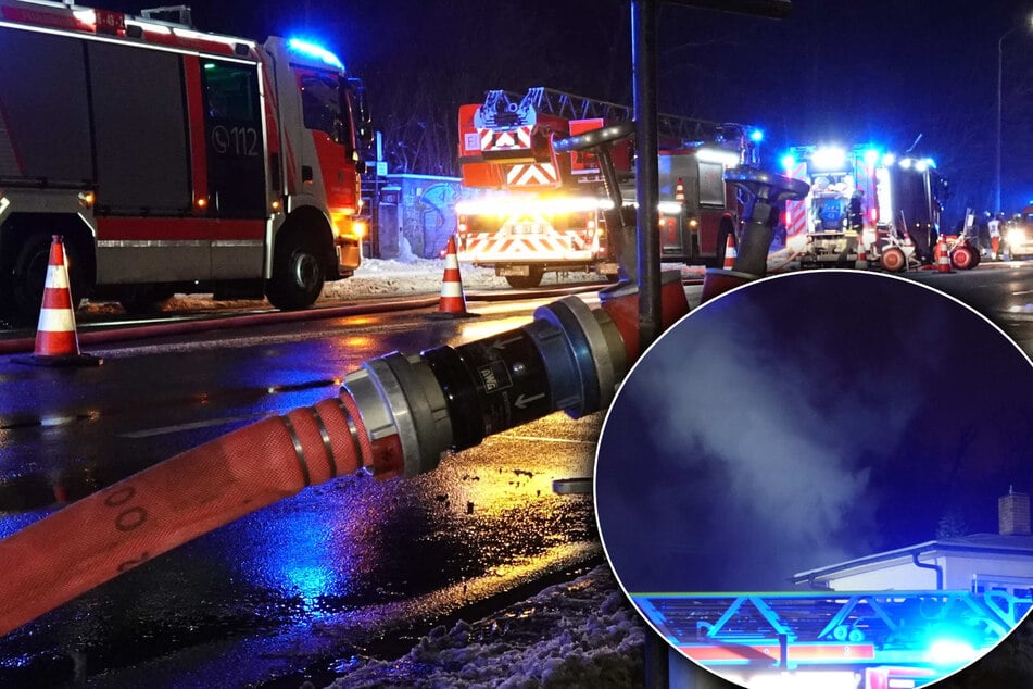 Leipzig: Kellerbrand am Schleußiger Weg: Vier Menschen verletzt, Tiere aus Wohnhaus gerettet