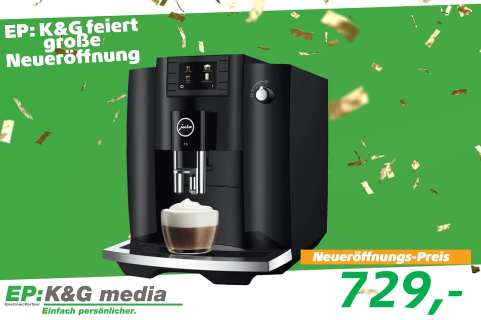 Jura-Kaffeevollautomat für 729 Euro.