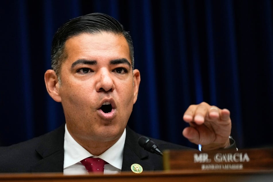 During Thursday's hearing, Representative Robert Garcia criticized Marjorie Taylor Greene for sharing "conspiracy theories and wild accusations" regarding Covid-19 vaccines.
