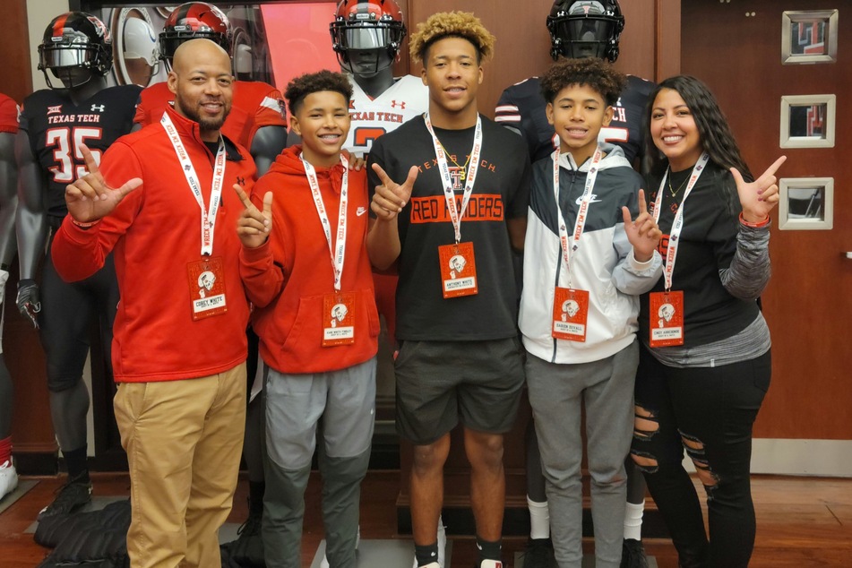 On Wednesday, Texas native Anthony White committed to the Texas Raiders as a preferred walk-on during a ceremony at his high school with his family.