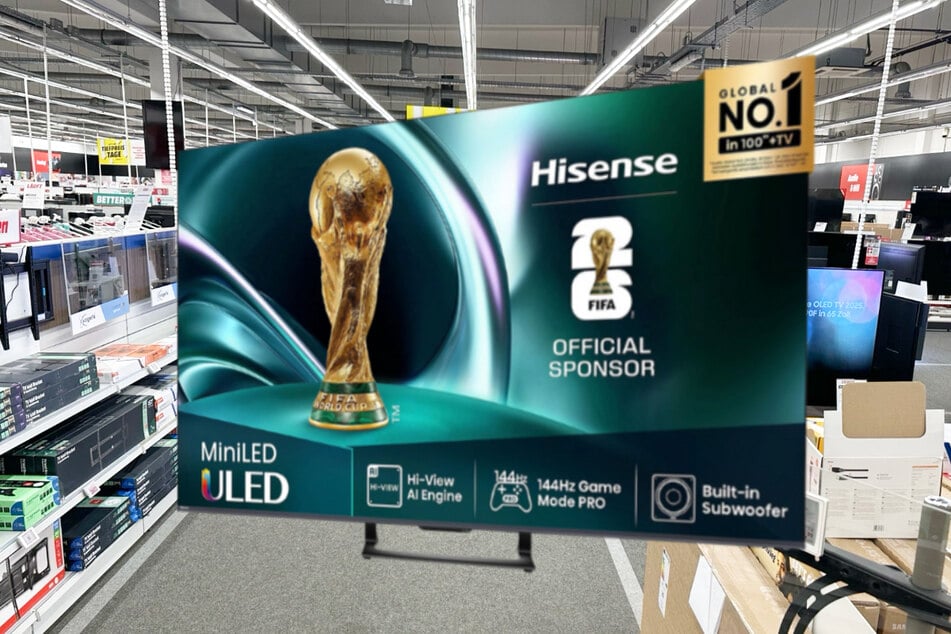 Zum Super Bowl sind bei MediaMarkt 65-Fernseher von Hisense im Sonderangebot