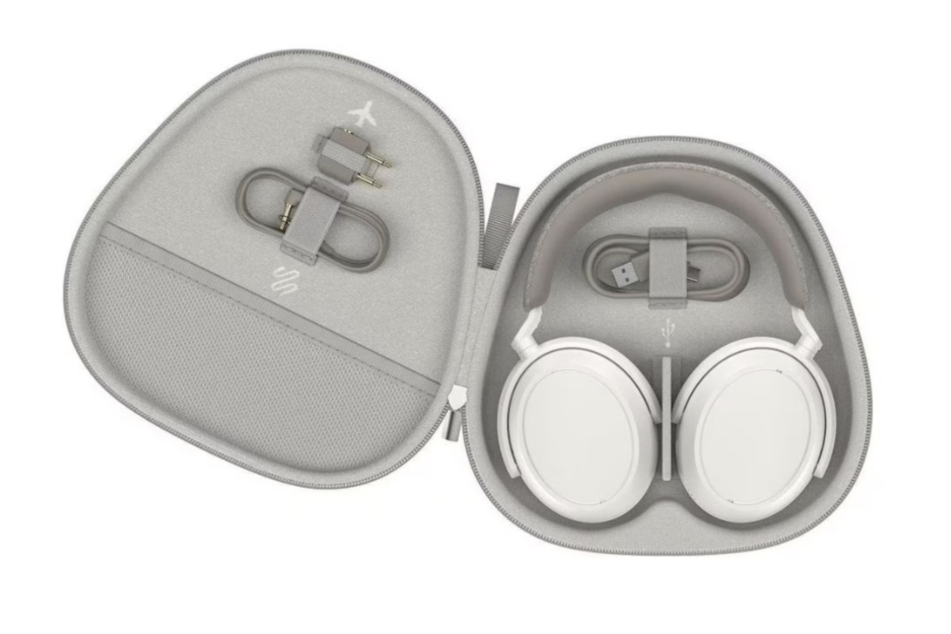 Viele Anitschall-Kopfhörer wie die von Sennheiser werden in einer schützenden Tasche geliefert.