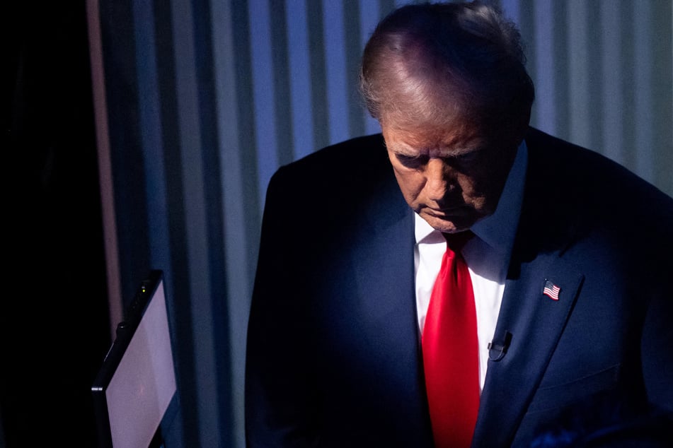 President Donald Trump barred the Australian Broadcasting Corporation from a press conference after he clashed with a reporter.